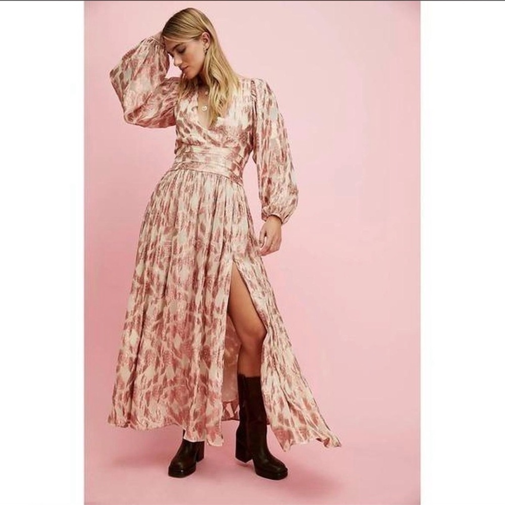 Jen's Pirate Booty Rising Star Lapis Maxi Dress in Blush